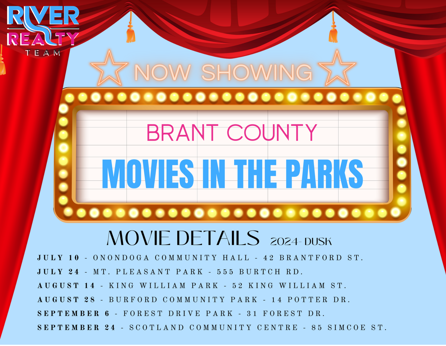 Hey Brant County! Movies in the Parks is Back, and here’s why you don’t want to miss out!